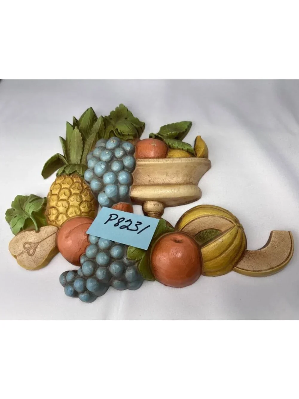 Dart Vintage Fruit Wall Hanging Plastic Retro Decor Kitchen Art USA